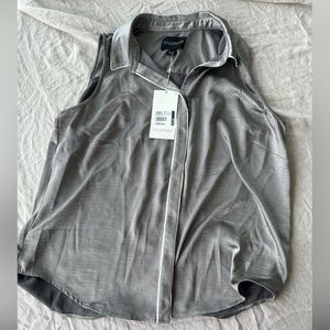 Wildfang - Empower Sleeveless Button Up - Size 1X